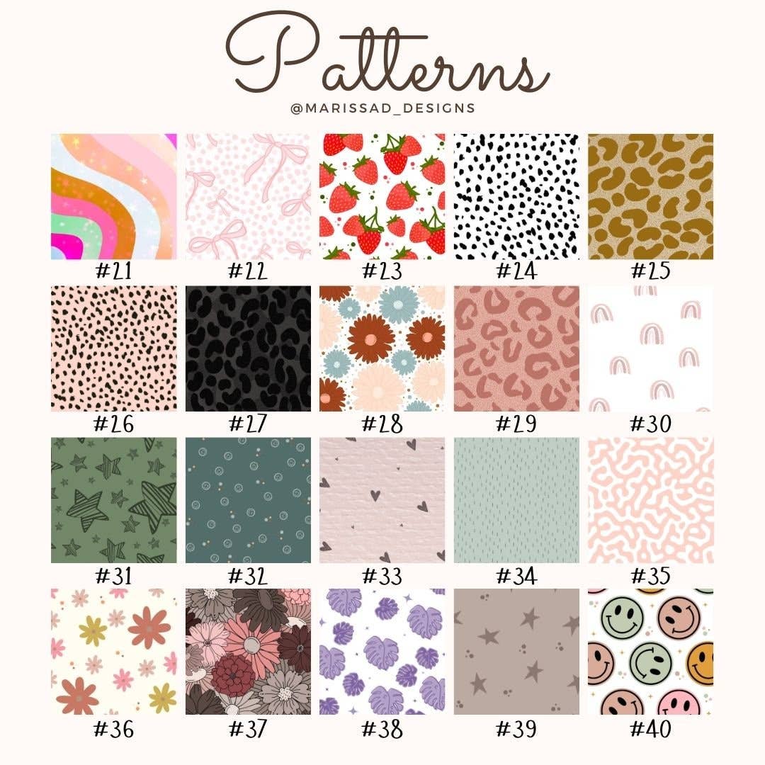 Phone Wallet Card Holder | Trendy Patterns | Floral