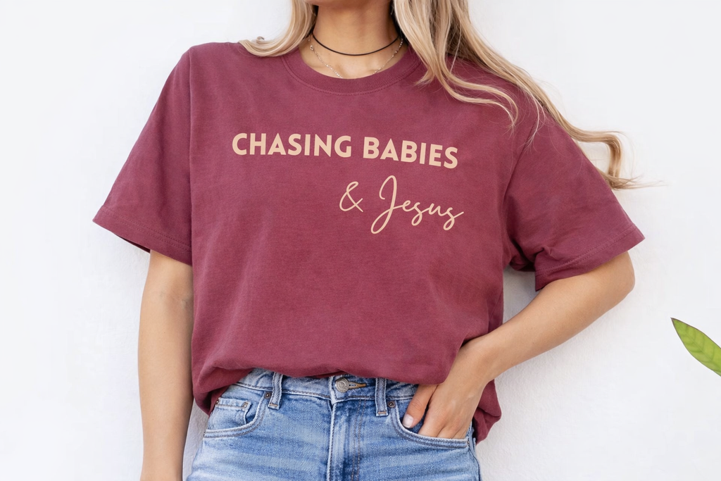 Chasing Babies & Jesus Tee
