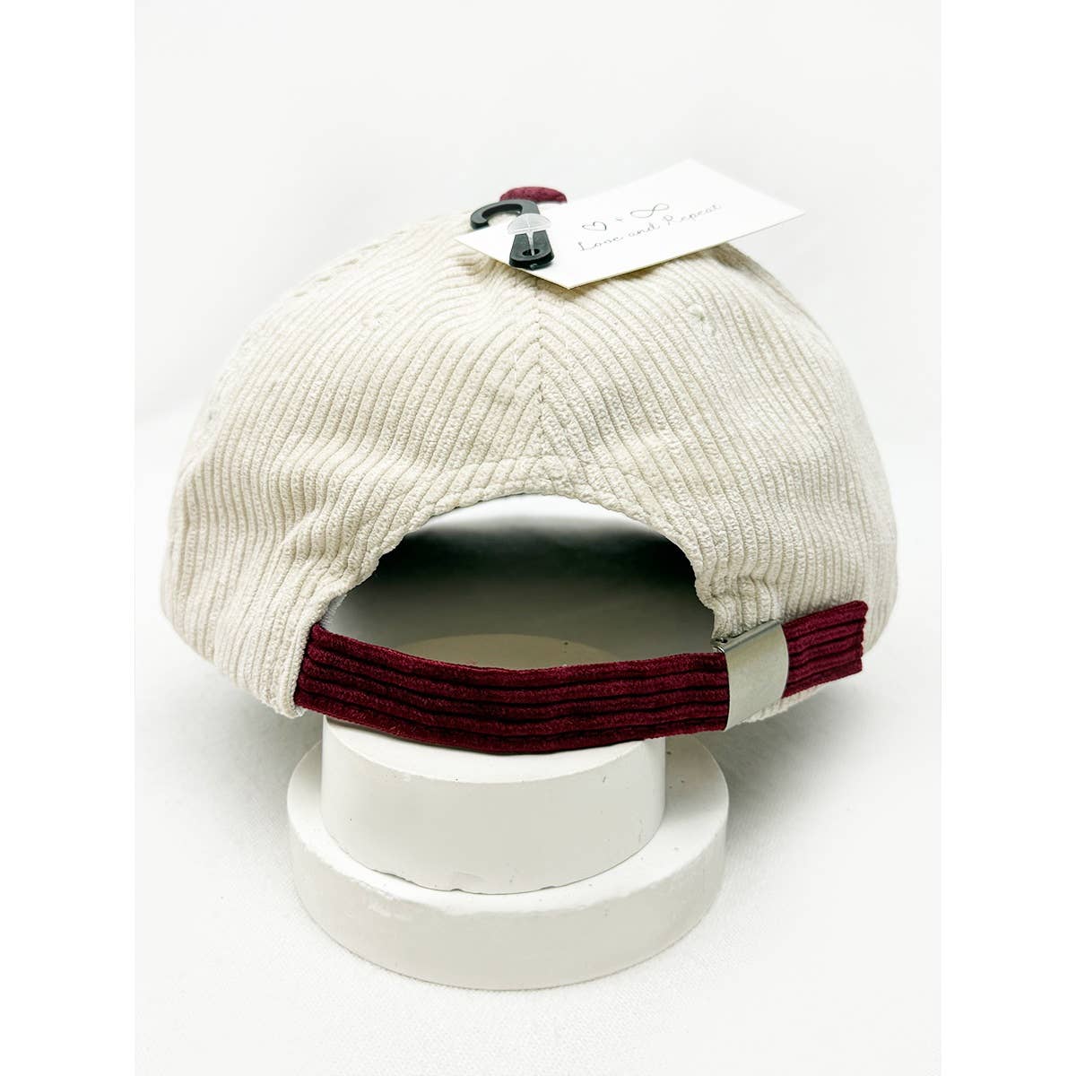 MAMA Embroidered Two Tone Corduroy Baseball Cap