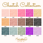 Cheetah Car Coasters - Cute Trendy Neoprene Cup Holder