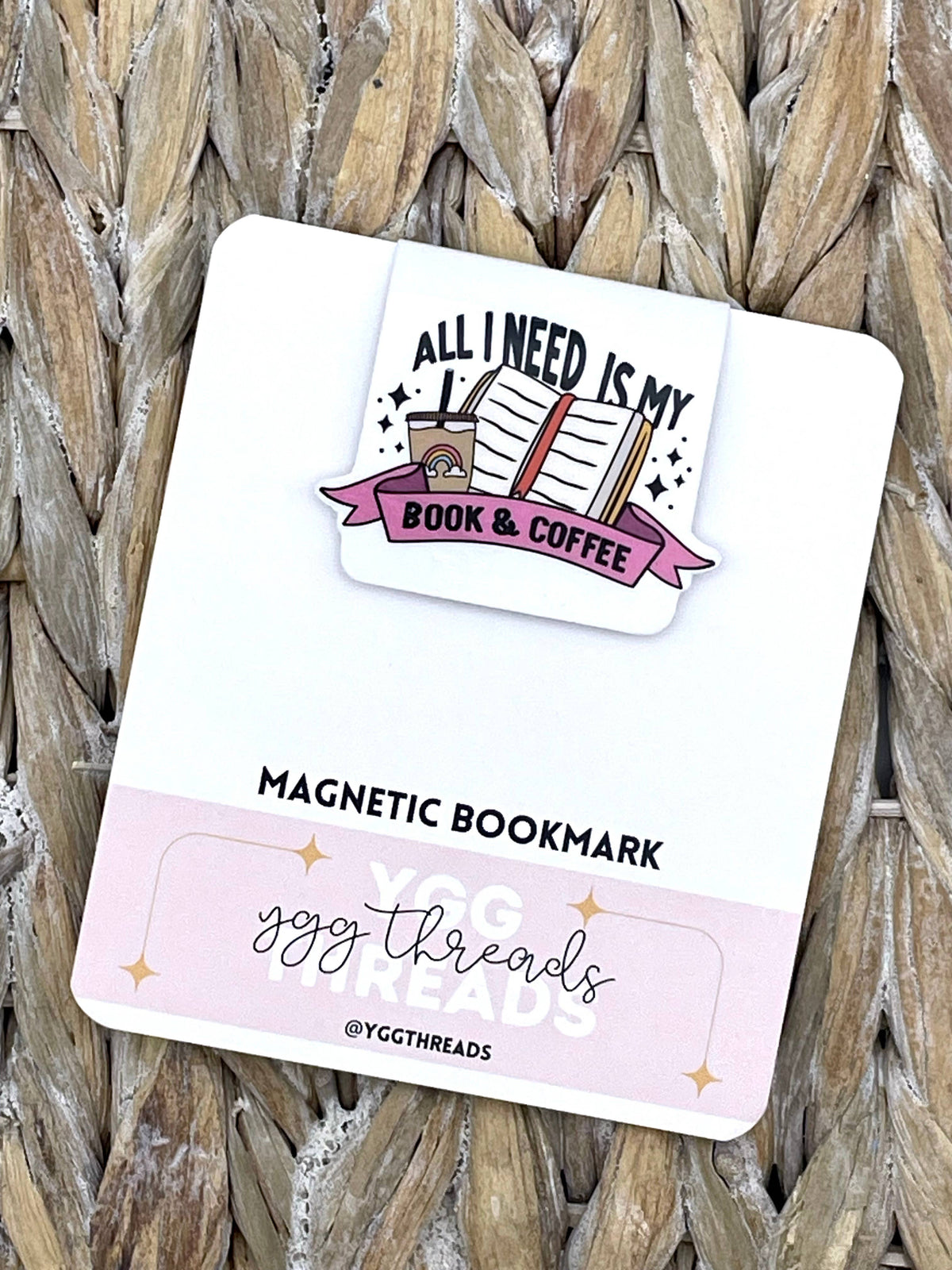 All I Need is Books and Coffee | Magnetic Bookmark