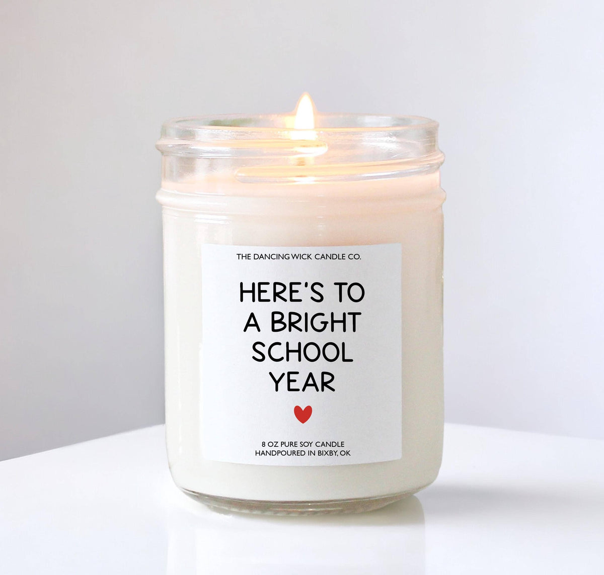 Back to School Gift Candle / Apple Pumpkin Scent