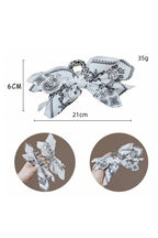 Paisley Floral Print Cute Bow Knot Hair Clip