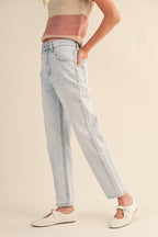 Everyday Light Wash Straight Jeans – Tween Girls