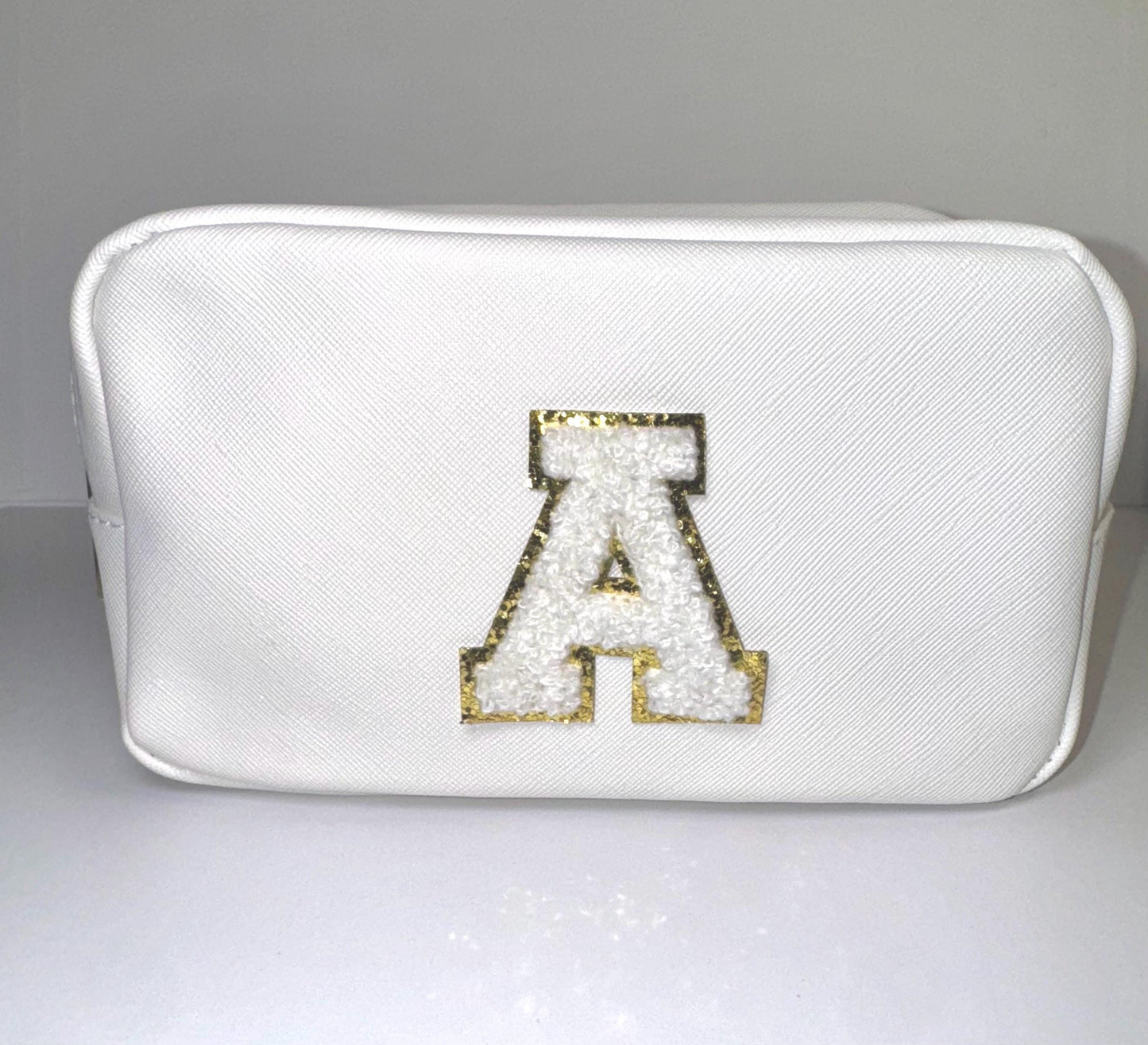 Medium Cosmetics Bag for Women With or Without Personalized Letter Patch