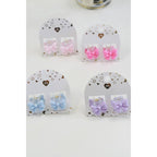 Duo MiniBow Detail Hair Clip Set