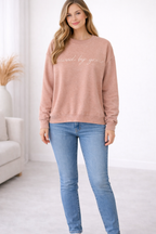 Saved by Grace Crewneck Sweatshirt- Light Weight